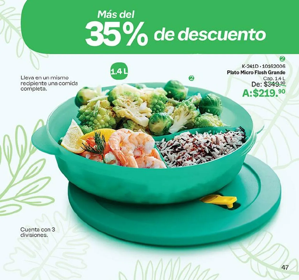 Catálogo de Tupperware 4 de septiembre al 16 de septiembre 2024 - Pagina 47