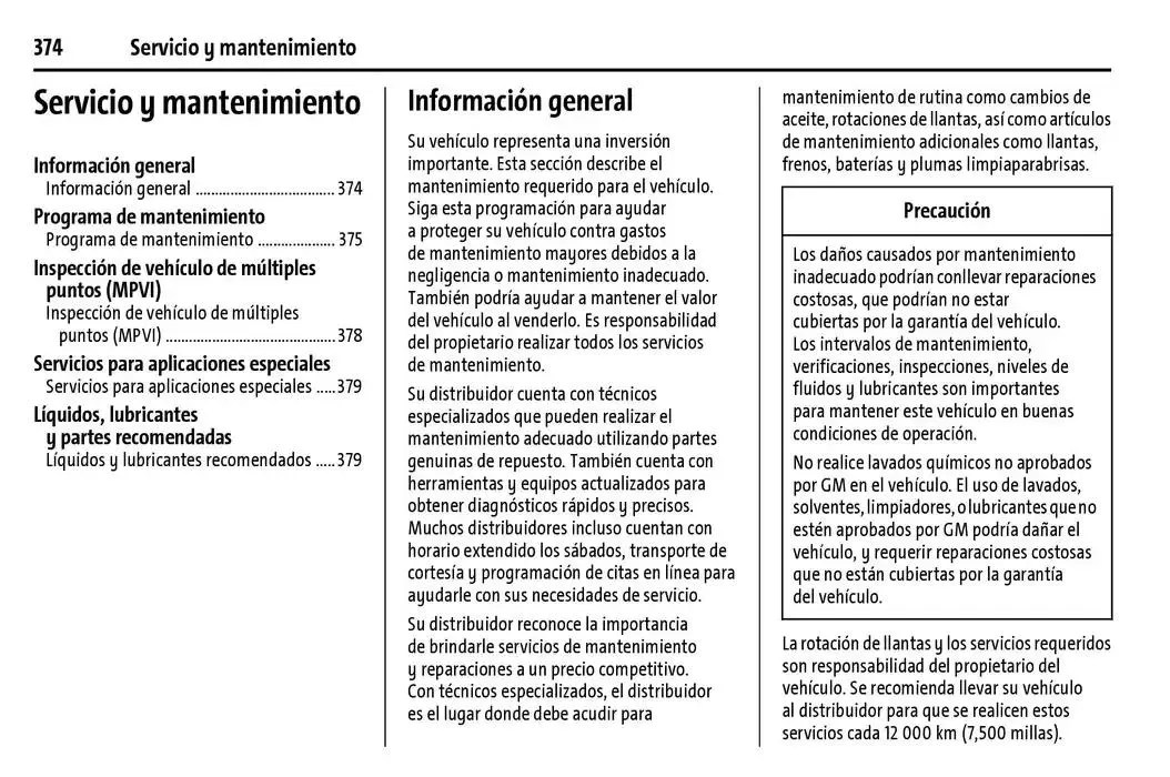 Catálogo de Chevrolet Corvette Stingray Manual del propietario 22 de enero al 31 de diciembre 2025 - Pagina 375