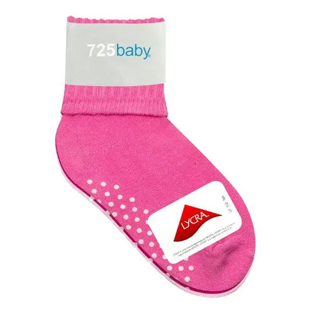 Calcetines 725 Baby Antiderrapantes Talla 0-2 Rosa 3 Pares