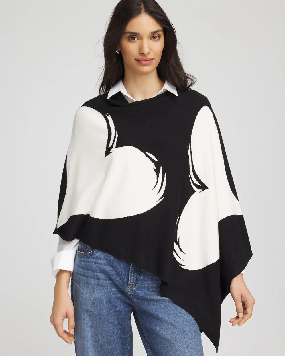 Love Brush Convertible Sweater Poncho