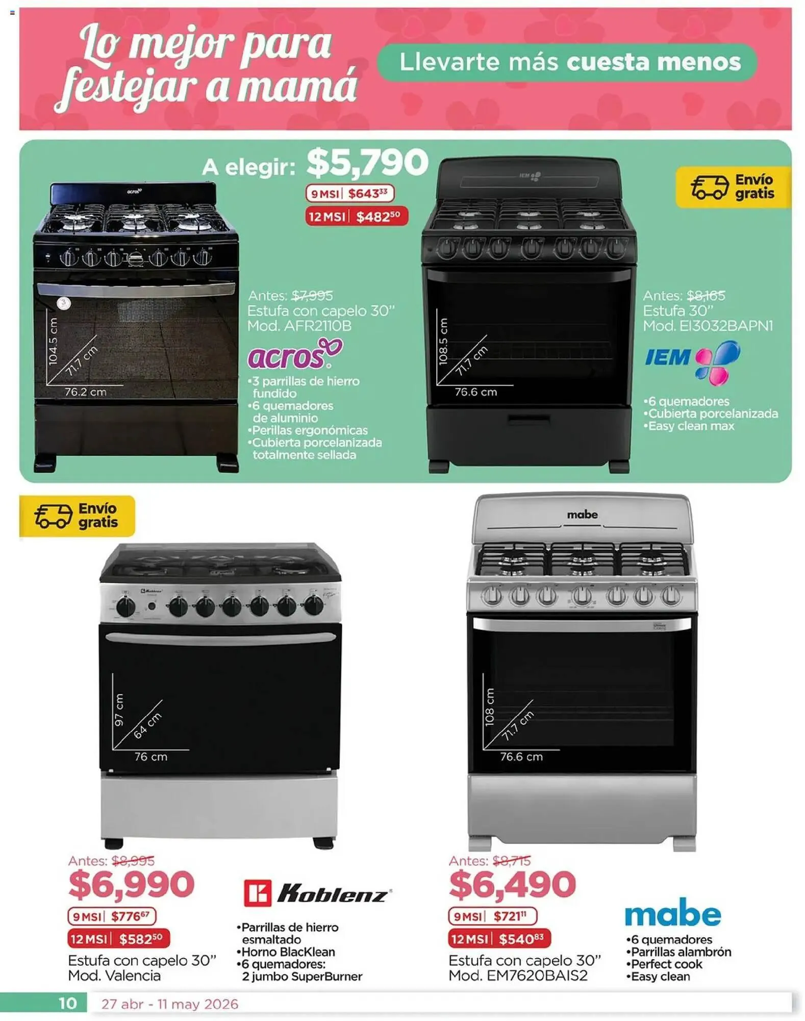 Catálogo de Folleto Chedraui 27 de abril al 12 de mayo 2026 - Pagina 10