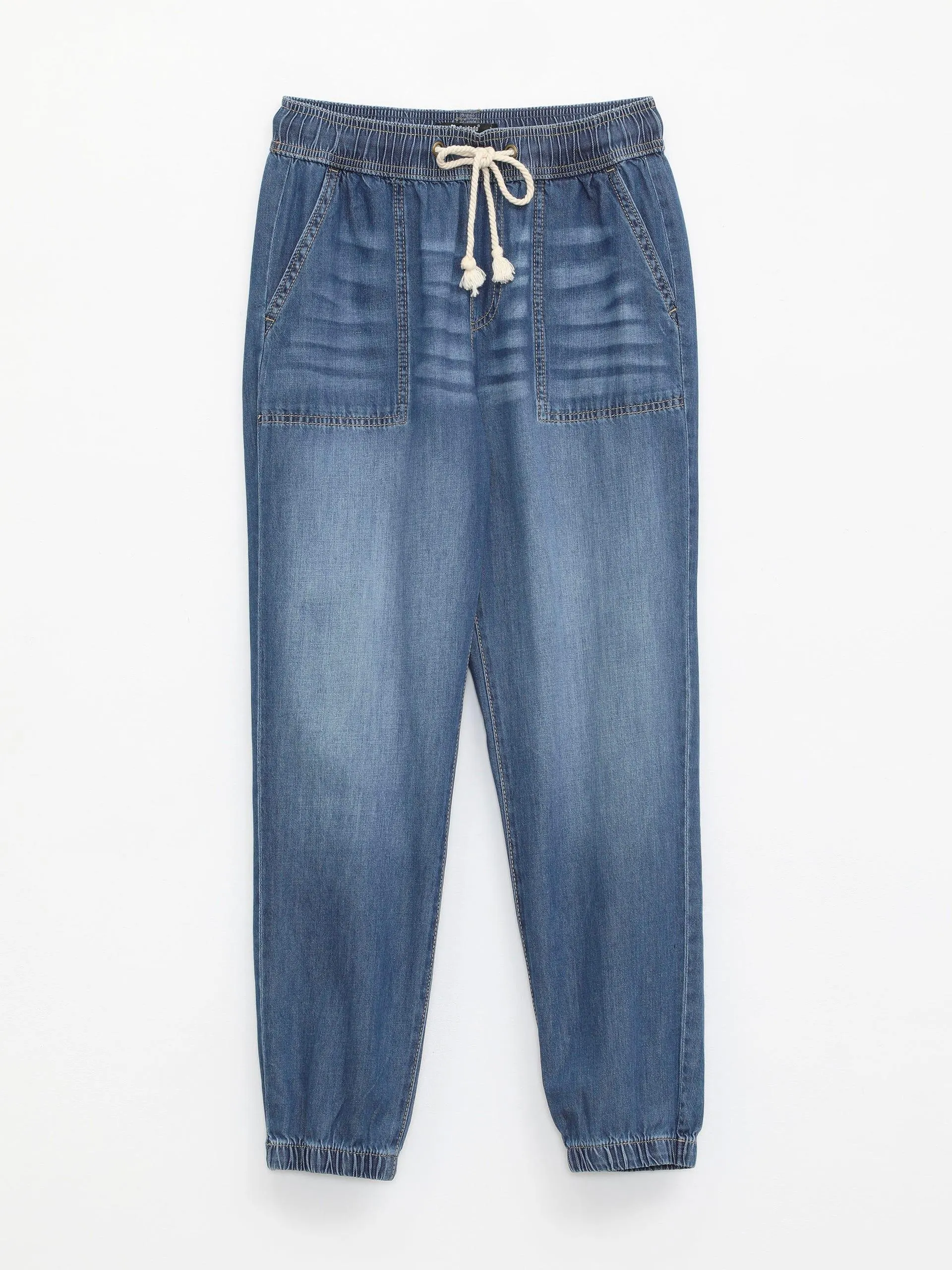 Jogger de Mezclilla Azul Oscuro