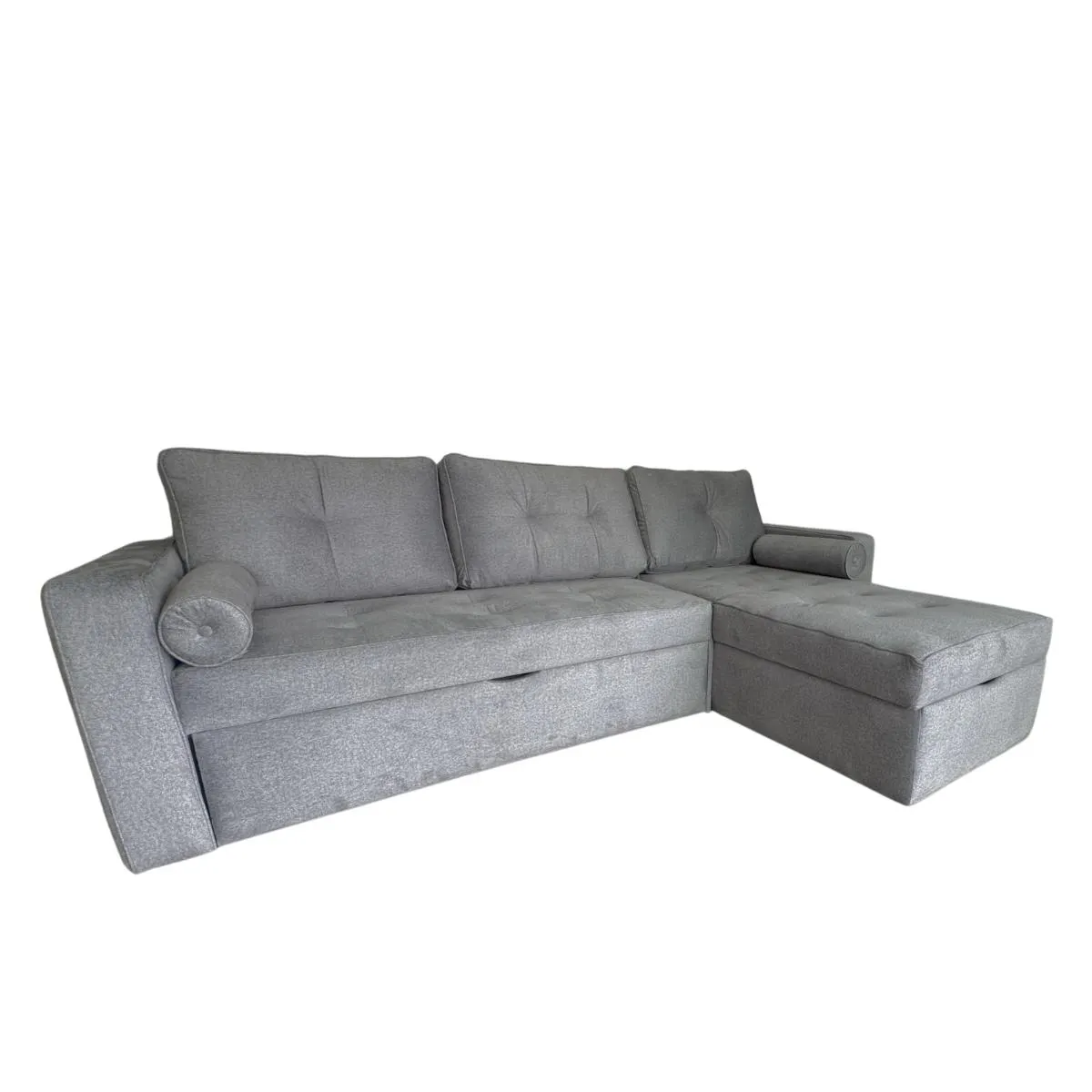 Sala Esquinera Zurich con Sofá Cama gris