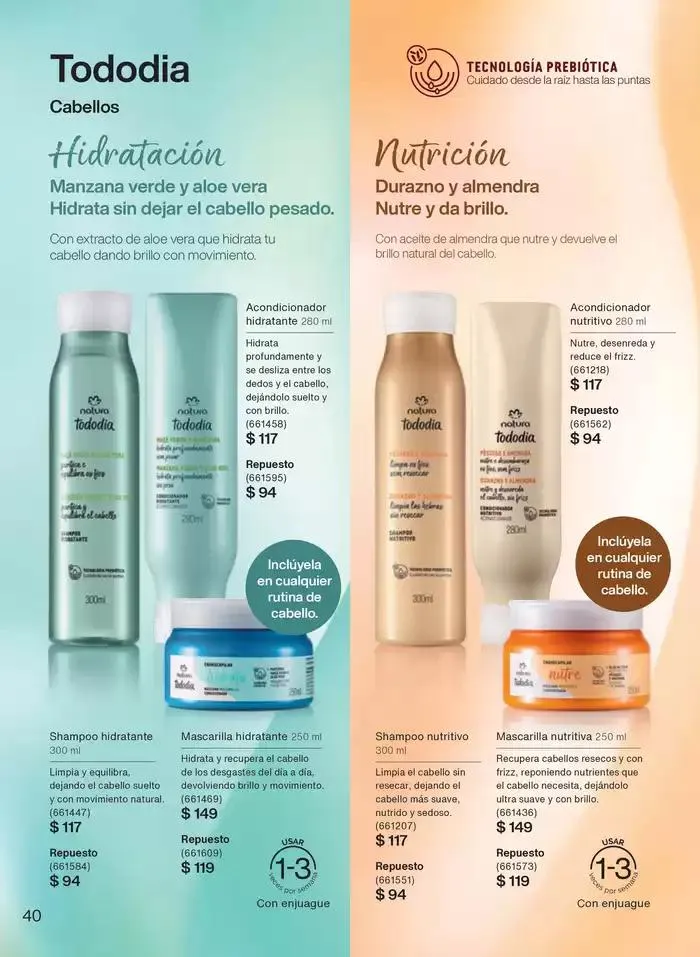 Catálogo de Avon Folleto Natura C7 17 de marzo al 25 de julio 2025 - Pagina 40