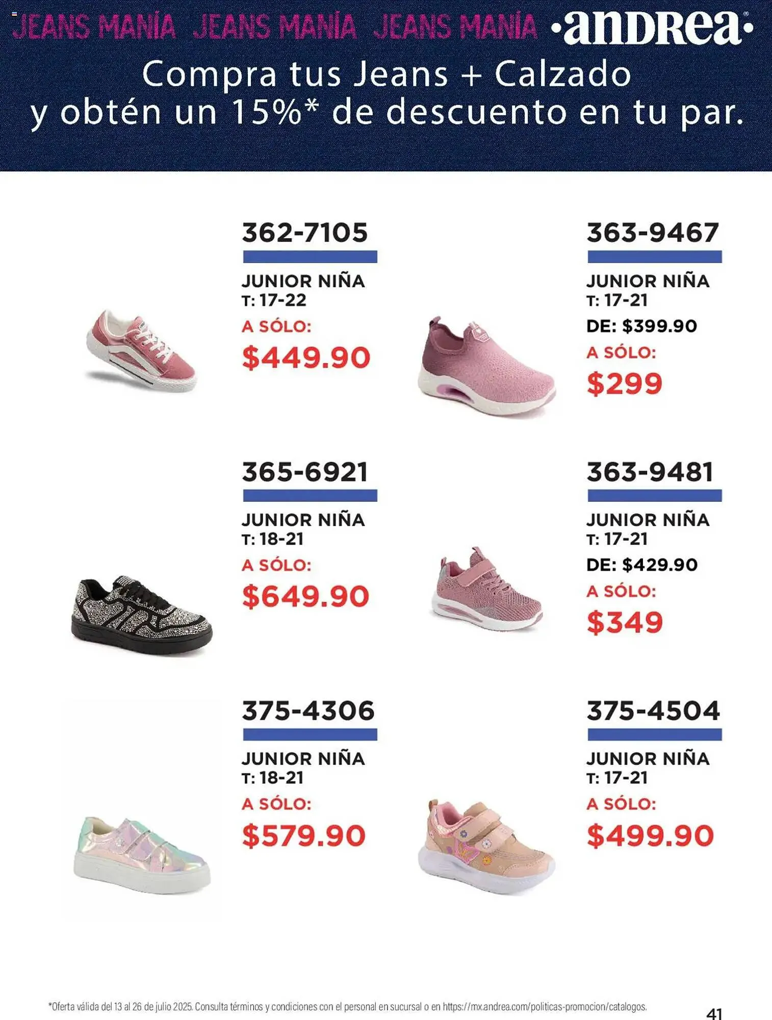 Catálogo de Catálogo Andrea 13 de julio al 27 de julio 2025 - Pagina 41