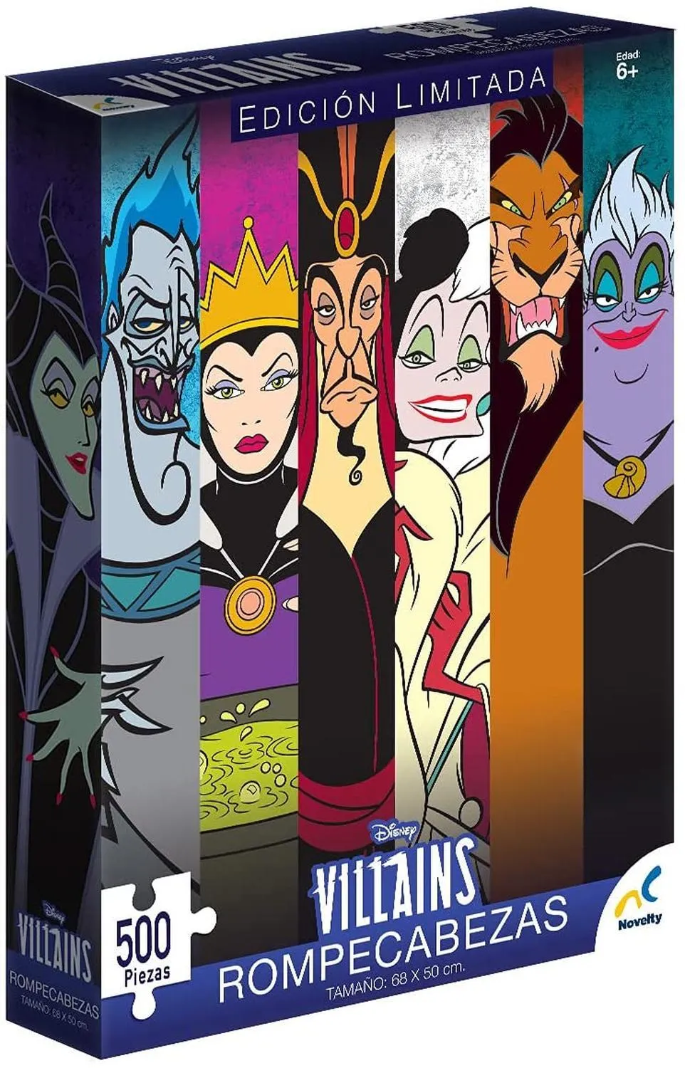 Coleccionable Villanos Disney Rompecabezas De 500 Piezas Novelty