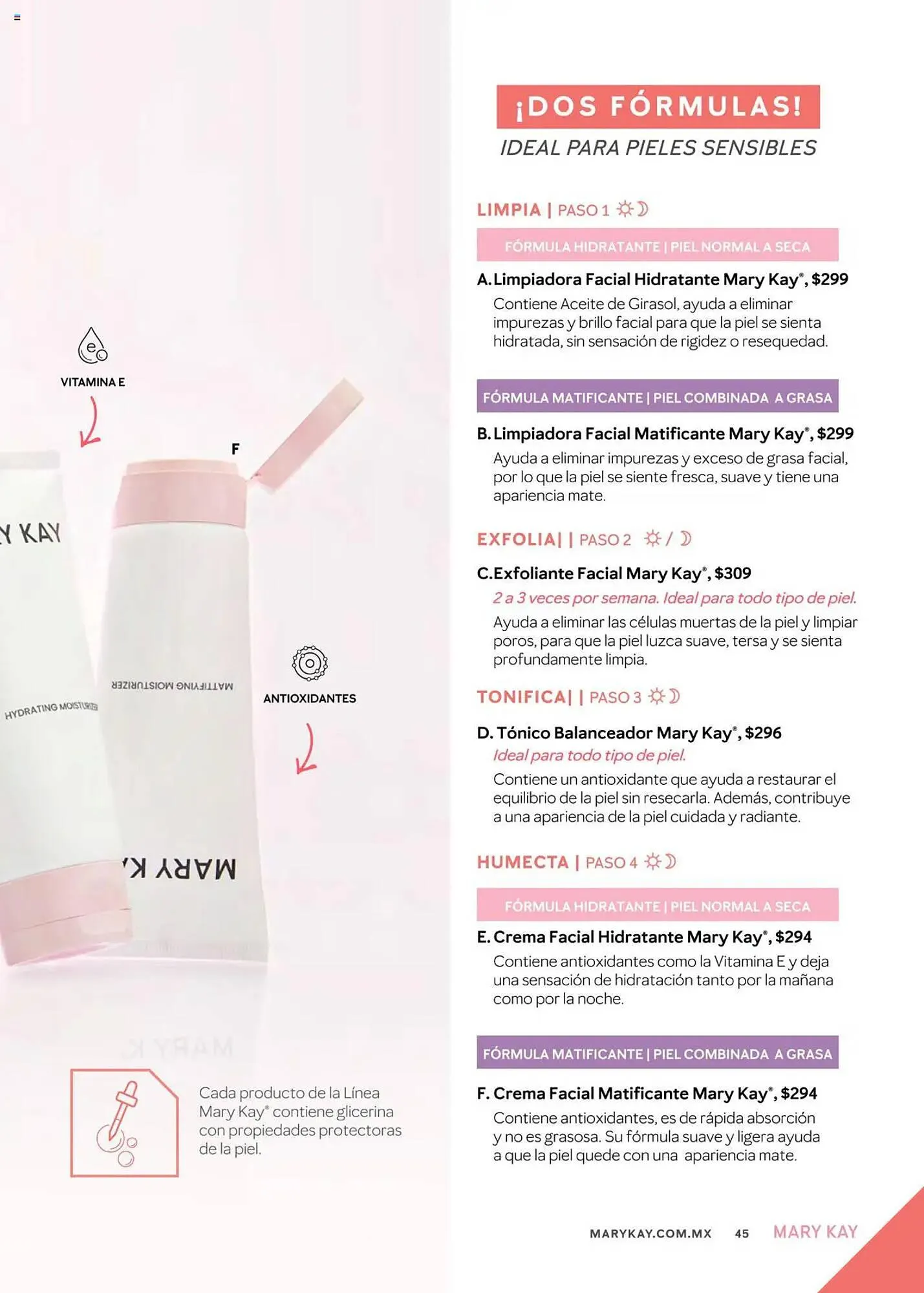 Catálogo de Catálogo Mary Kay 1 de marzo al 30 de abril 2025 - Pagina 45