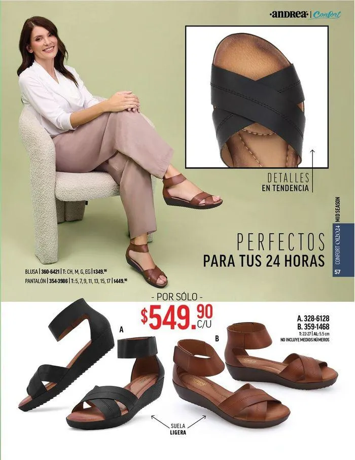Catálogo de ANDREA - CALZADO CONFORT 26 de agosto al 25 de enero 2025 - Pagina 54