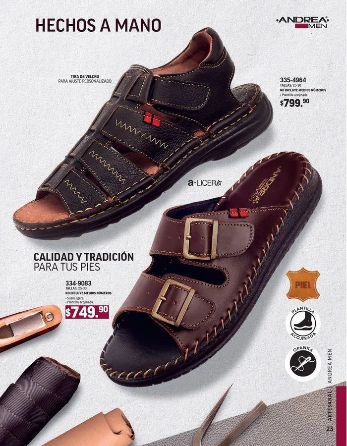 Catálogo de ANDREA - CALZADO CABALLERO 26 de agosto al 25 de enero 2025 - Pagina 111