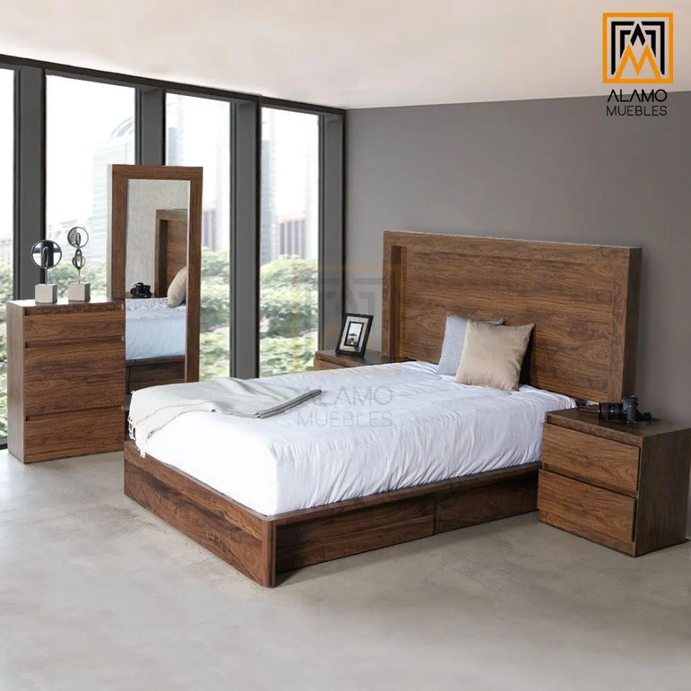 Recámara Londres Mat/Qs/Ks 5 Piezas