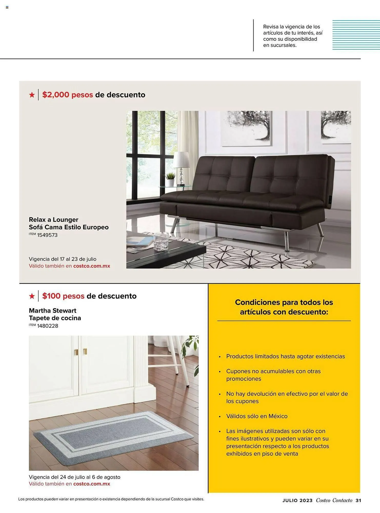 Catálogo de Catálogo Costco 12 de julio al 31 de julio 2023 - Pagina 33
