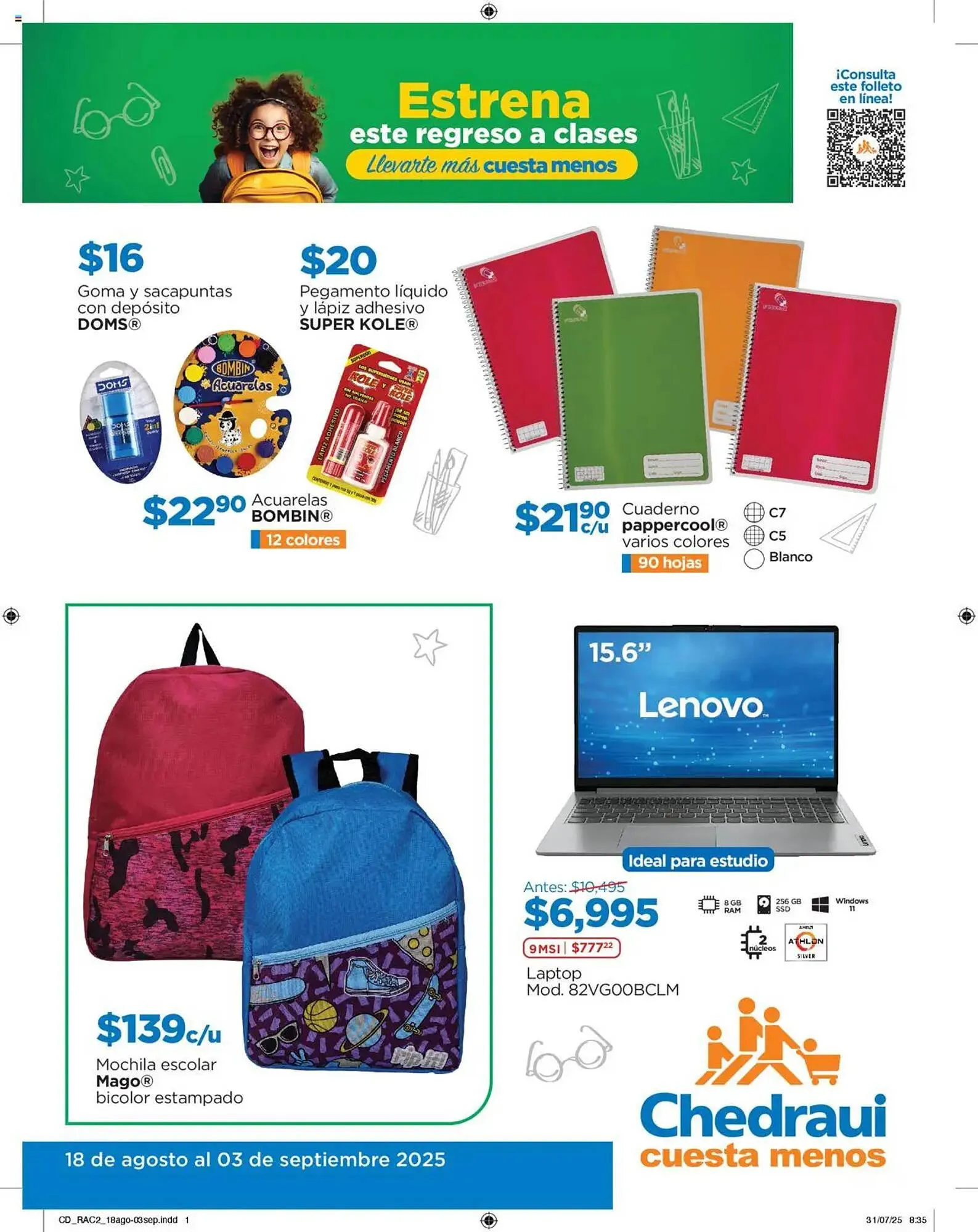 Catálogo de Catálogo Chedraui 18 de agosto al 3 de septiembre 2025 - Pagina 1