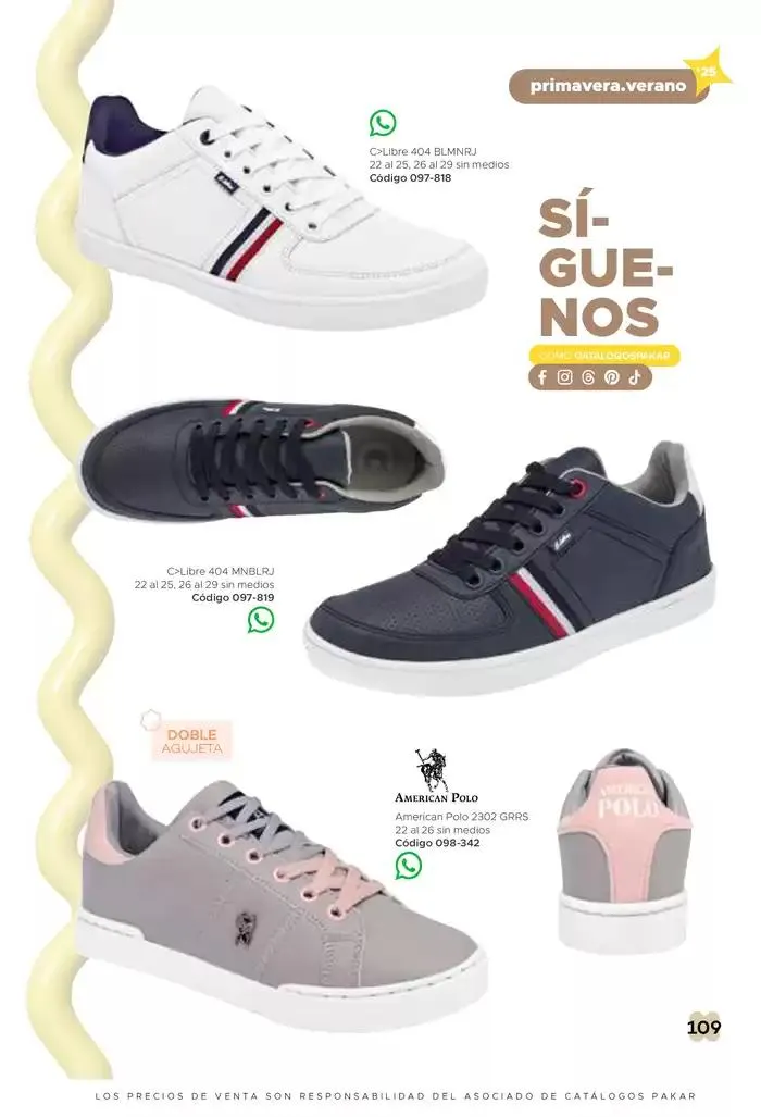 Catálogo de Pakar Casual 31 de enero al 31 de agosto 2025 - Pagina 109