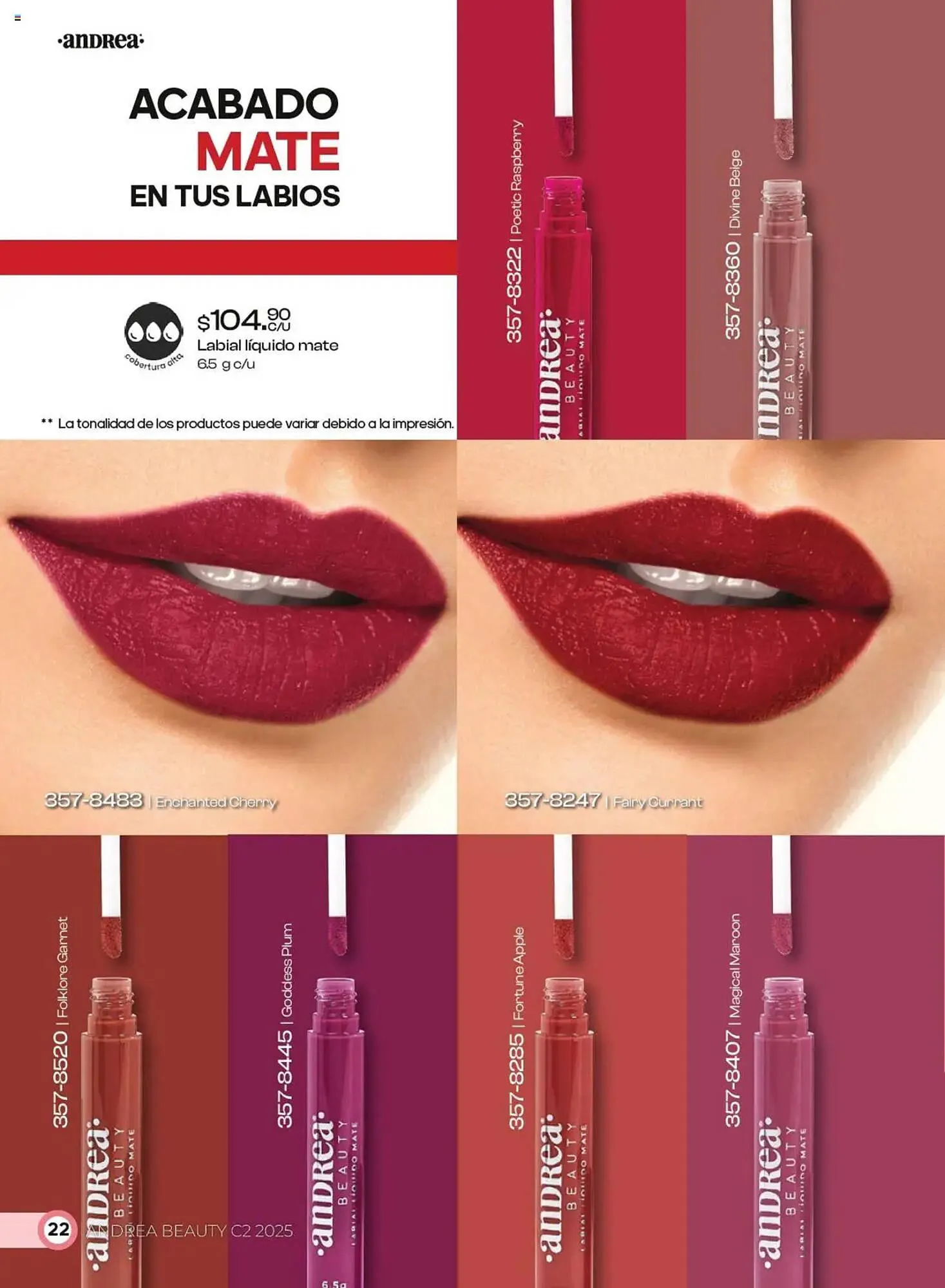 Catálogo de Catálogo Andrea 23 de marzo al 24 de mayo 2025 - Pagina 22