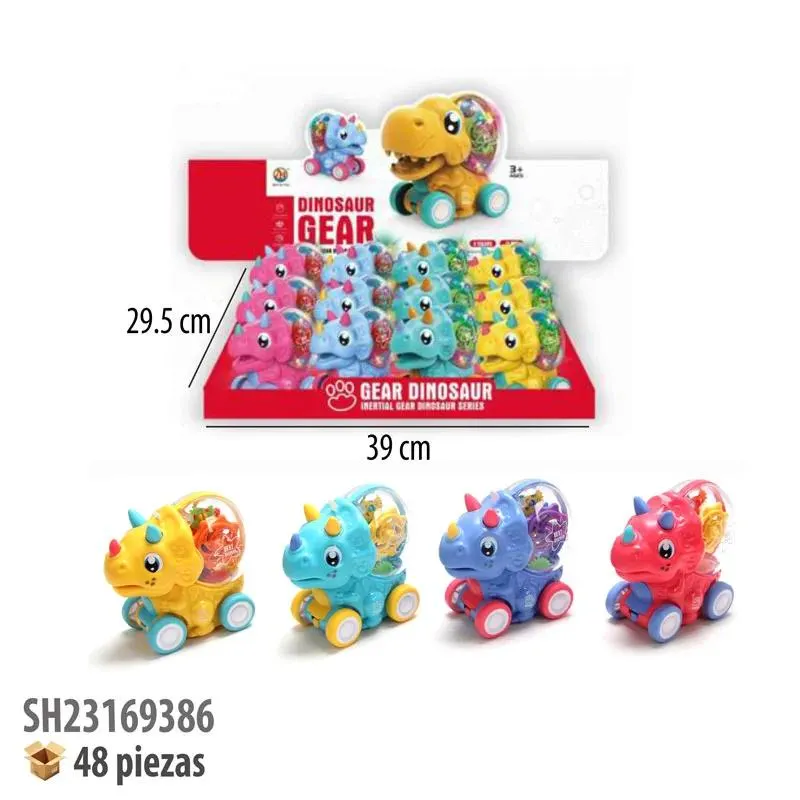 DINOSAURIO FRICCION CON LUZ