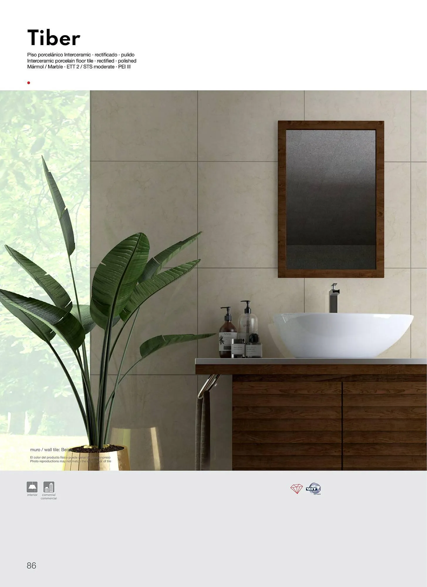 Catálogo de Catálogo Interceramic 12 de marzo al 31 de diciembre 2024 - Pagina 86