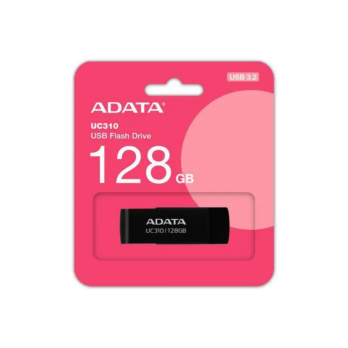 Memoria Adata Uc310-128G-Rbk 128Gb Usb-A 3.2 Lectura 100Mb/S Negro