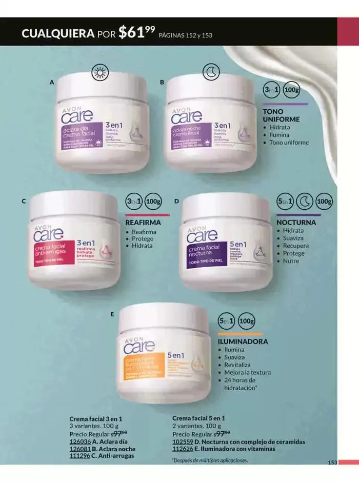 Catálogo de Avon COSMÉTICOS C2 3 de enero al 3 de febrero 2025 - Pagina 153