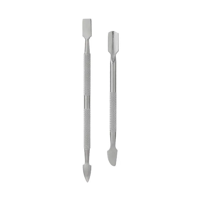 Set De Corta Cutículas De Doble Cabeza 2 Piezas Acero Inoxidable 2 Piezas