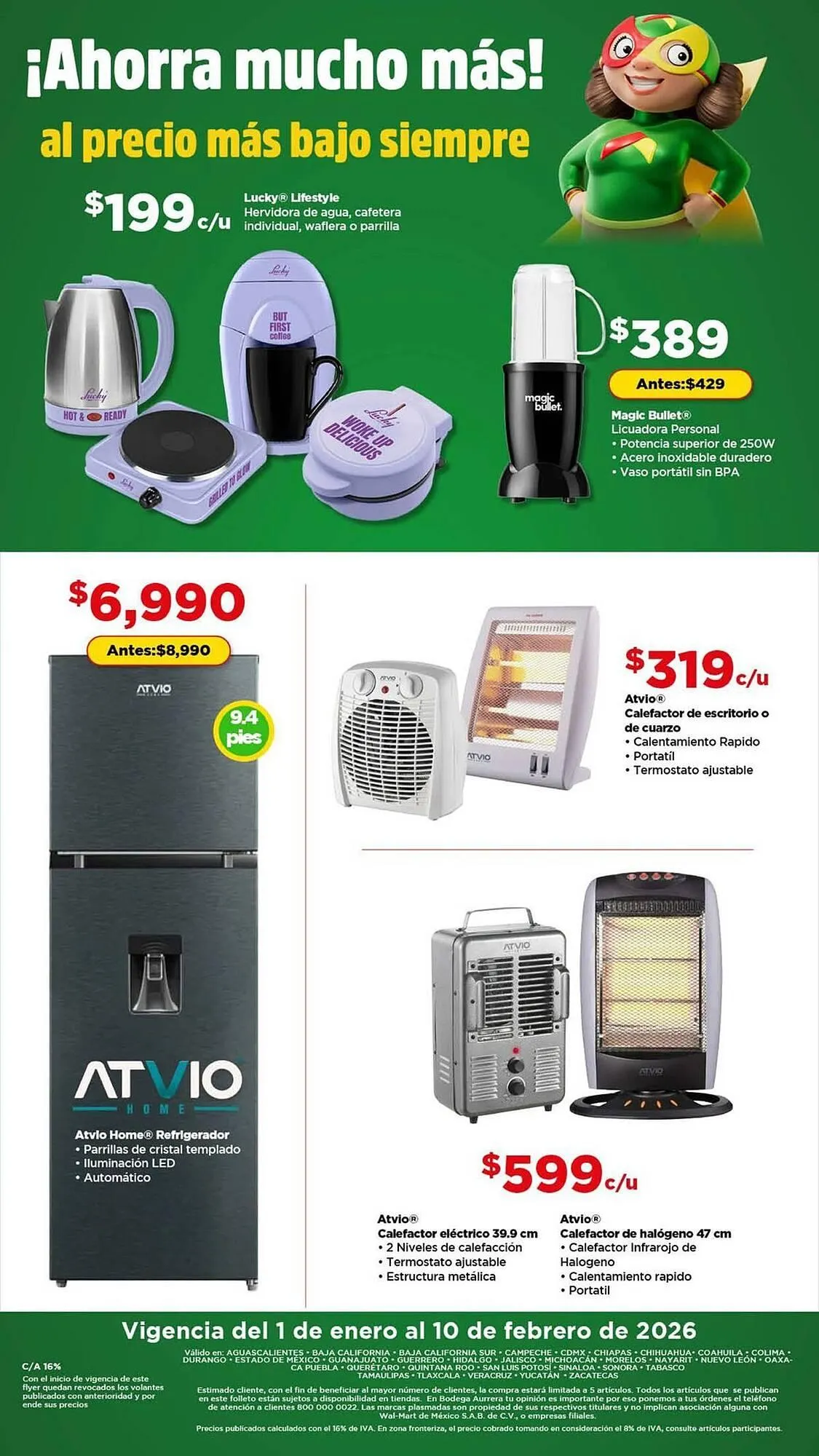 Catálogo de Folleto Bodega Aurrerá 7 de enero al 10 de febrero 2026 - Pagina 3