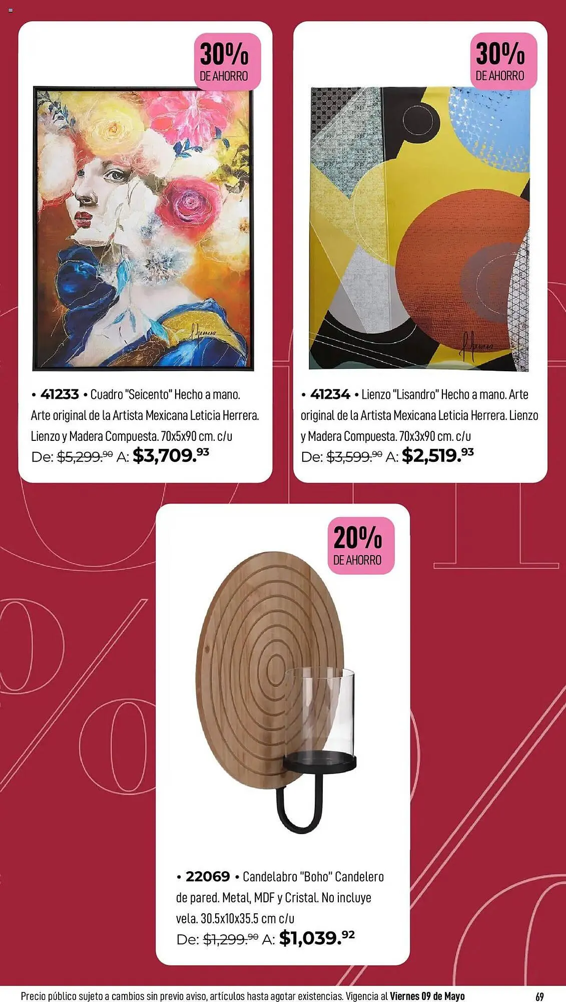 Catálogo de Catálogo Home Interiors 22 de abril al 9 de mayo 2025 - Pagina 69