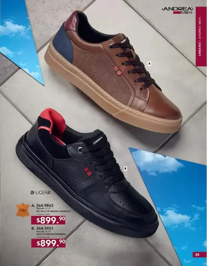 Catálogo de ANDREA | CALZADO CABALLERO 26 de enero al 24 de mayo 2025 - Pagina 35