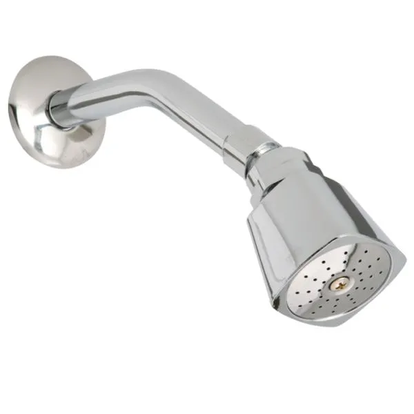 Regadera con brazo y chapetón acabado en cromo 3001B Urrea