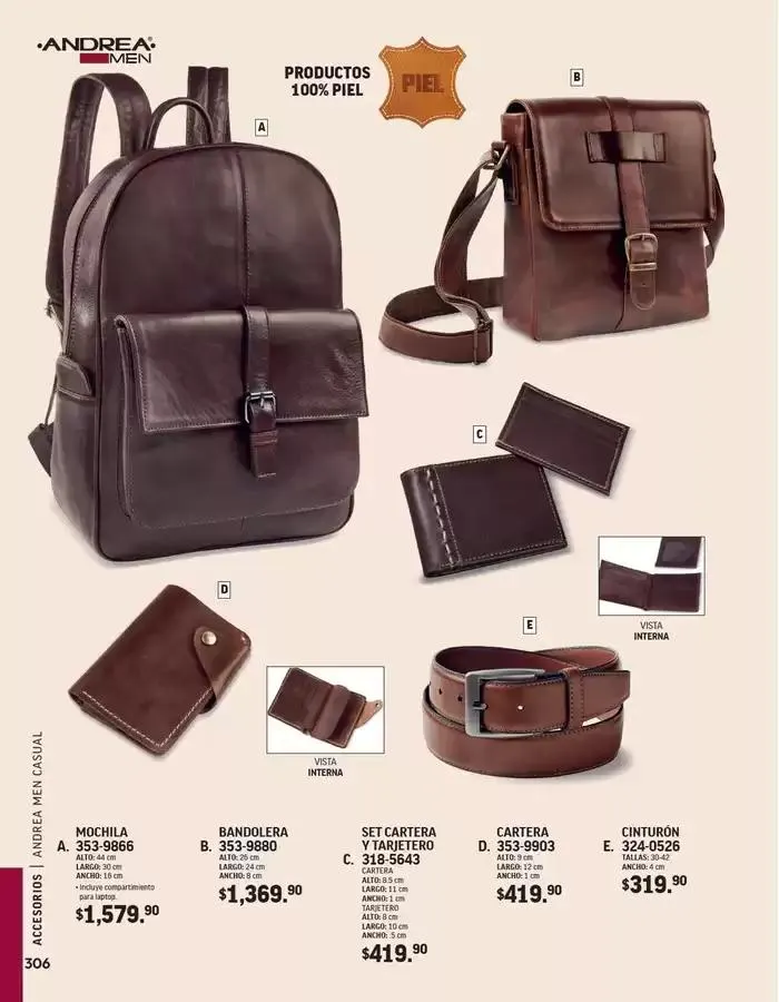 Catálogo de ANDREA - ACCESORIOS CABALLERO 26 de agosto al 25 de enero 2025 - Pagina 23