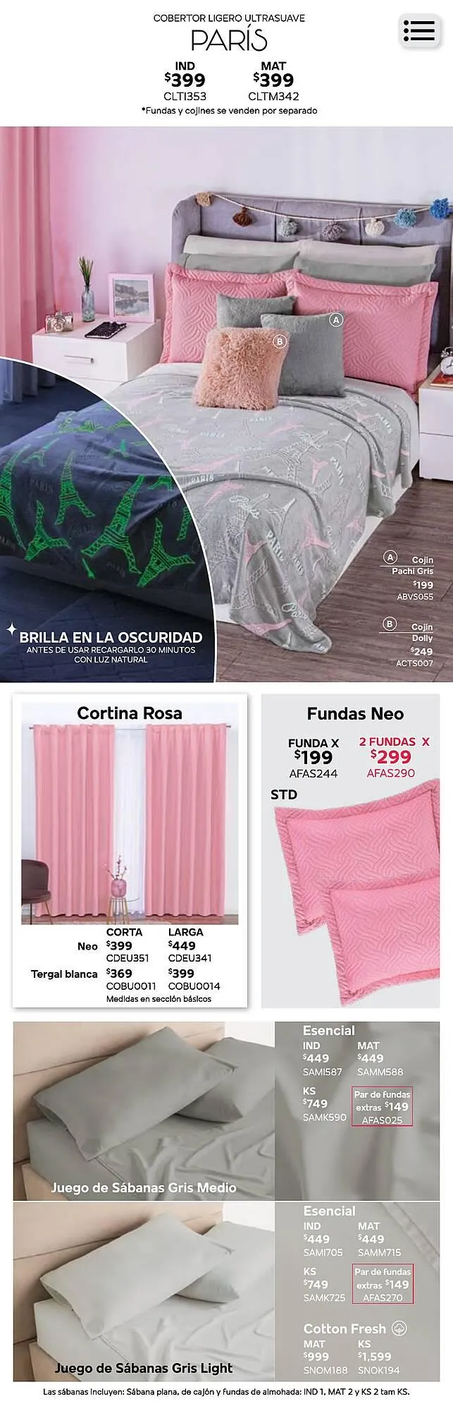 Catálogo de Catálogo Colchas Concord 26 de agosto al 31 de diciembre 2024 - Pagina 350