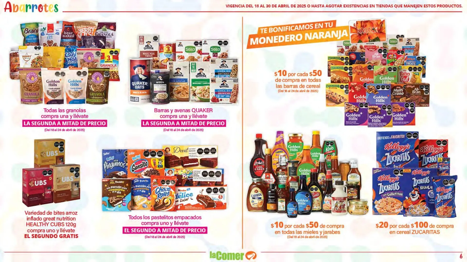 Catálogo de Catálogo La Comer 18 de abril al 30 de abril 2025 - Pagina 6