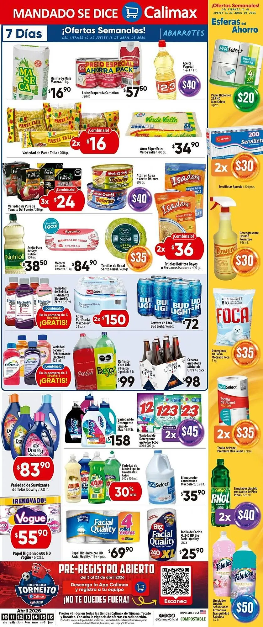 Catálogo de Folleto Calimax 10 de abril al 16 de abril 2026 - Pagina 6