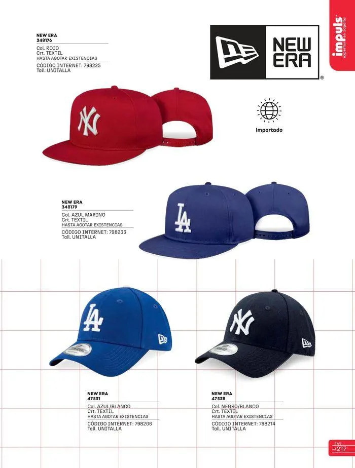 Catálogo de IMPULS Caballero Verano-Otoño 5 de julio al 15 de noviembre 2024 - Pagina 219