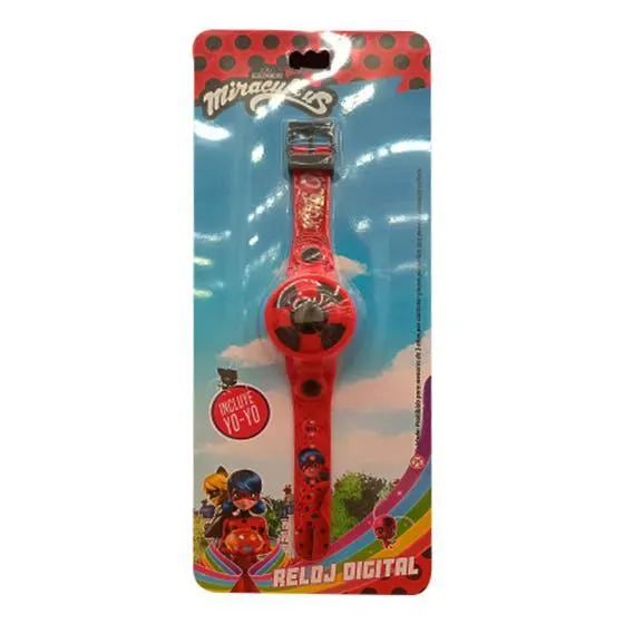 Switch Reloj Digital Con Yo-Yo Ladybug Rojo Y Negro MRY01