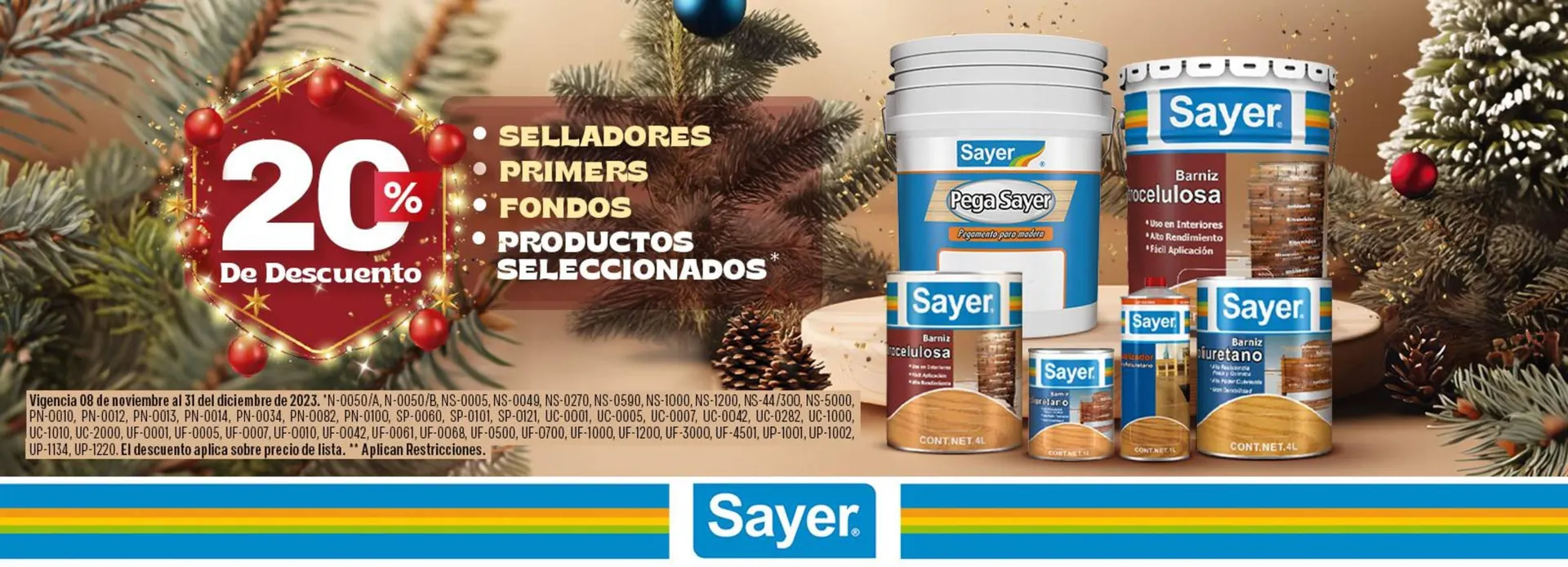 Catálogo de Catálogo Sayer 9 de noviembre al 31 de diciembre 2023 - Pagina 1