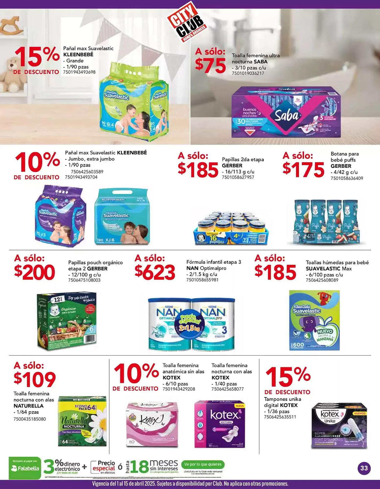 Catálogo de Catálogo City Club 1 de abril al 30 de abril 2025 - Pagina 33