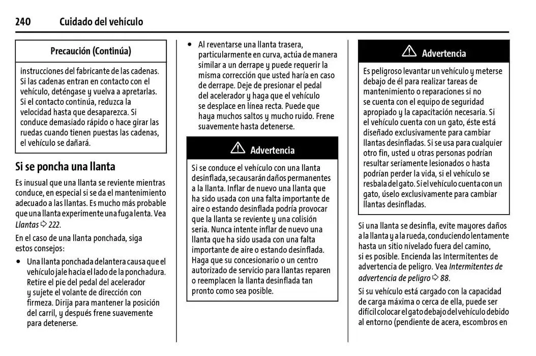 Catálogo de BrightDrop 400 Y BrightDrop 600 Manual del propietario 22 de enero al 31 de diciembre 2025 - Pagina 241