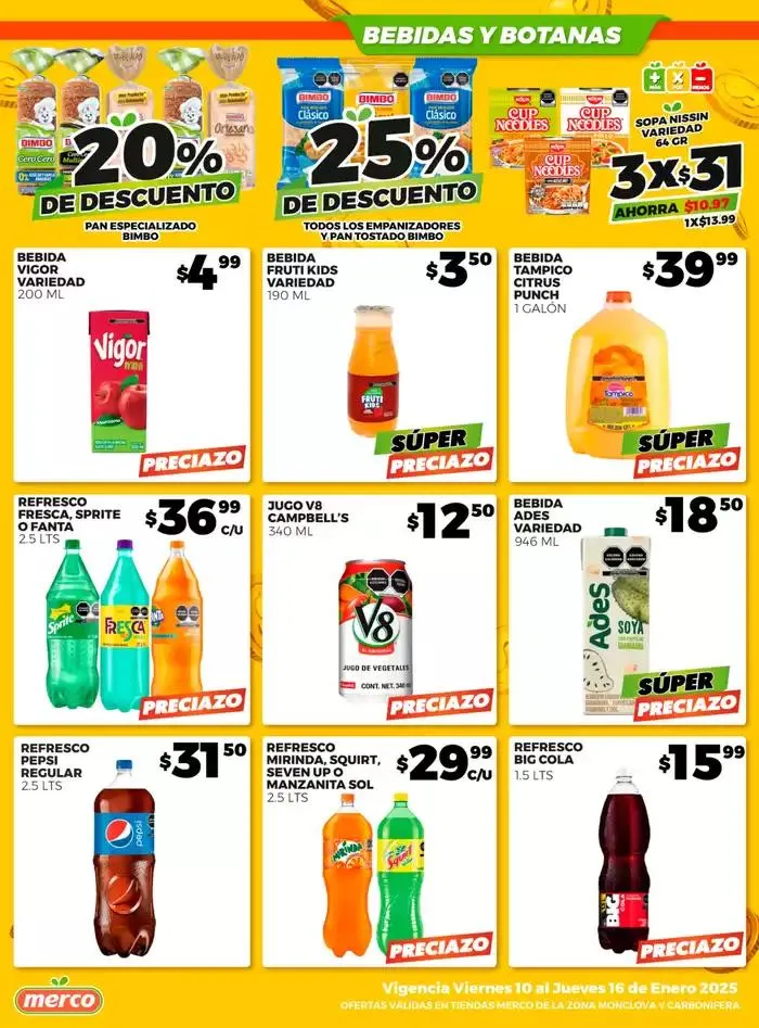 Catálogo de Folleto Merco 10 de enero al 16 de enero 2025 - Pagina 13