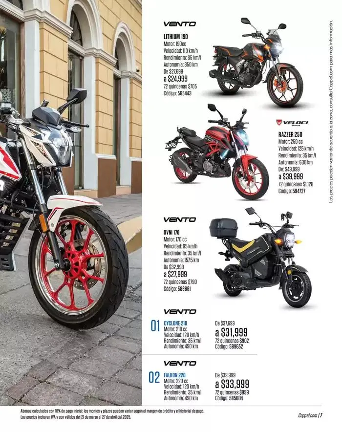 Catálogo de REVISTA MARZO REVISTA MOTOS I 24 de marzo al 27 de abril 2025 - Pagina 7