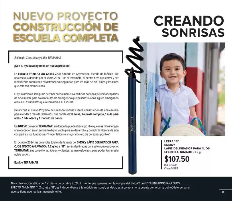 Catálogo de Folleto de mes 3 de octubre al 31 de octubre 2024 - Pagina 31