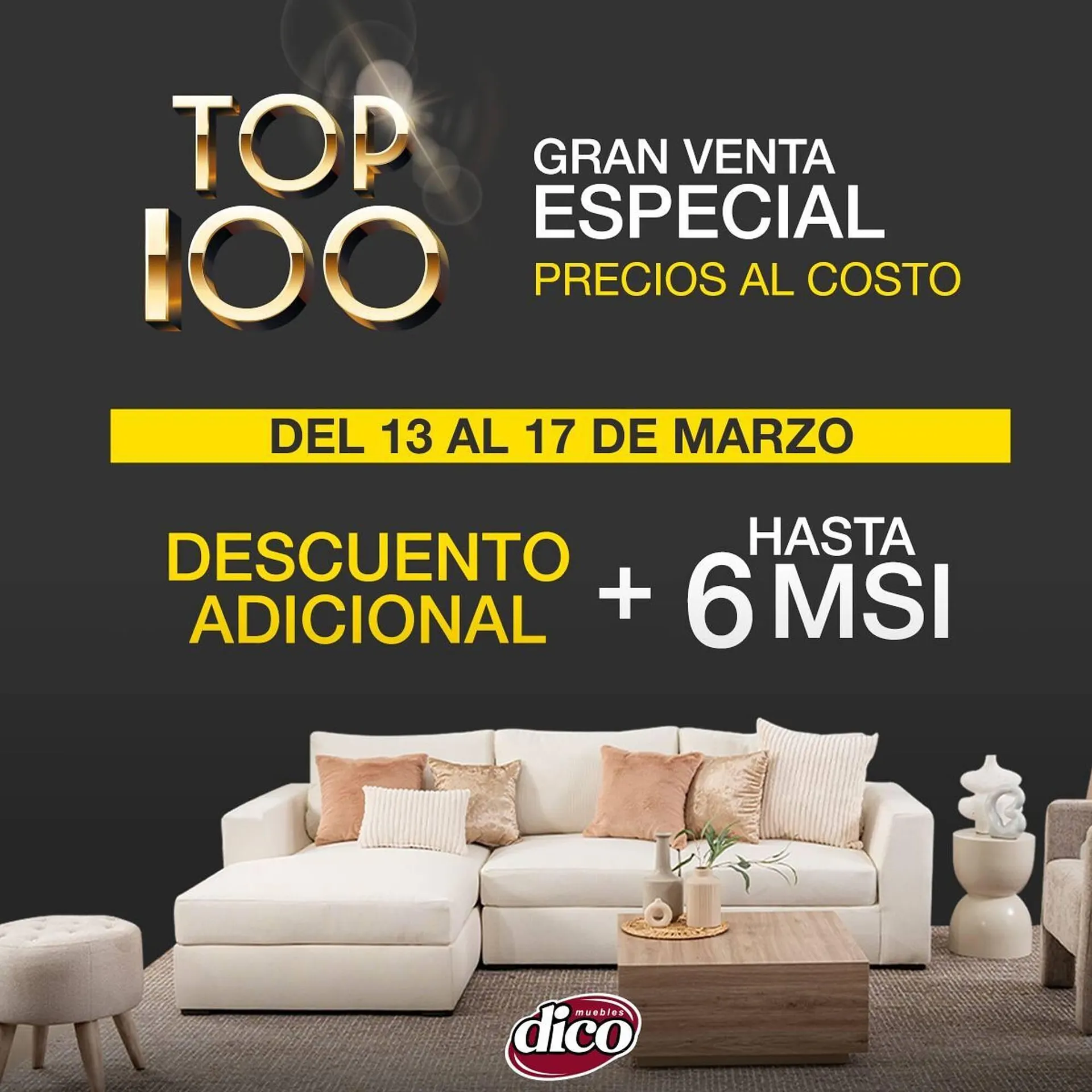 Catálogo de Catálogo Muebles Dico 13 de marzo al 17 de marzo 2026 - Pagina 1