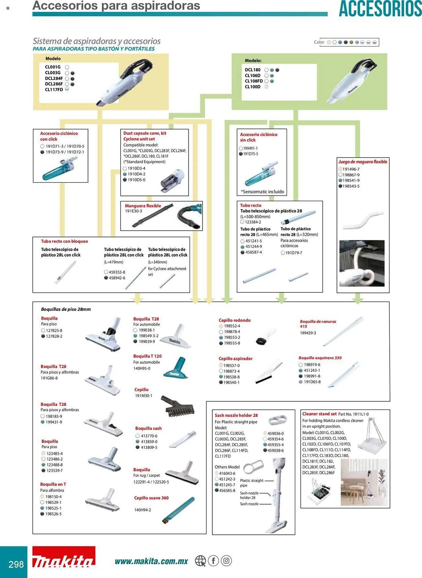 Catálogo de Catálogo Makita 8 de julio al 31 de diciembre 2025 - Pagina 298