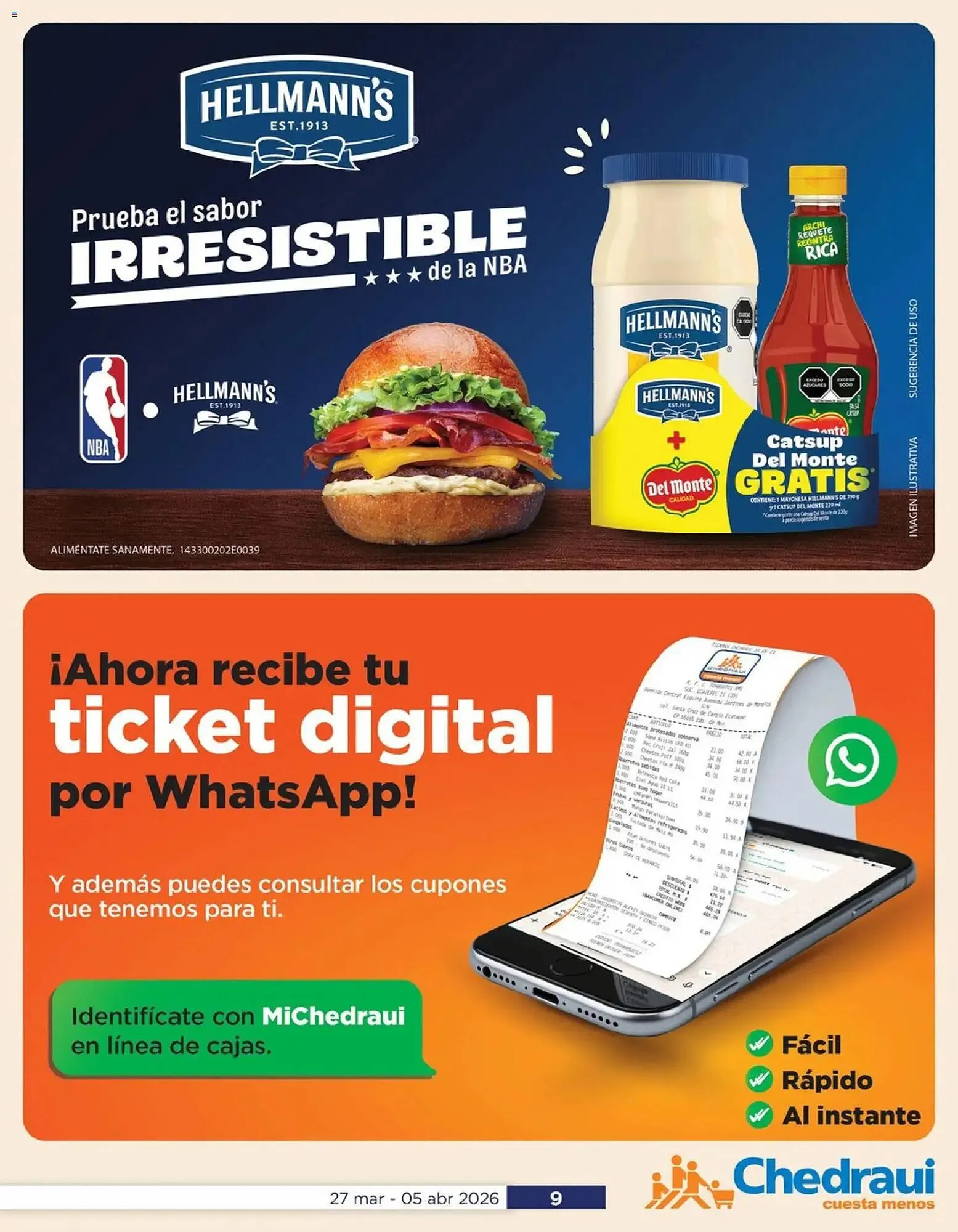 Catálogo de Folleto Chedraui 27 de marzo al 5 de abril 2026 - Pagina 9