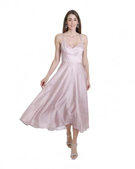 VESTIDO CASUAL ESCOTE EN LA ESPALDA