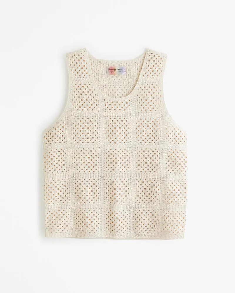 Pride Crochet-Style Muscle Tank