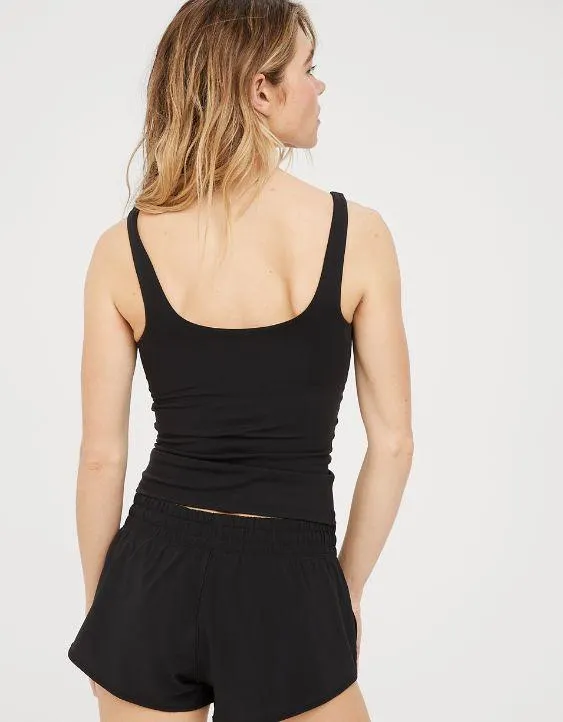 OFFLINE By Aerie Real Me Top sin Mangas Discreto