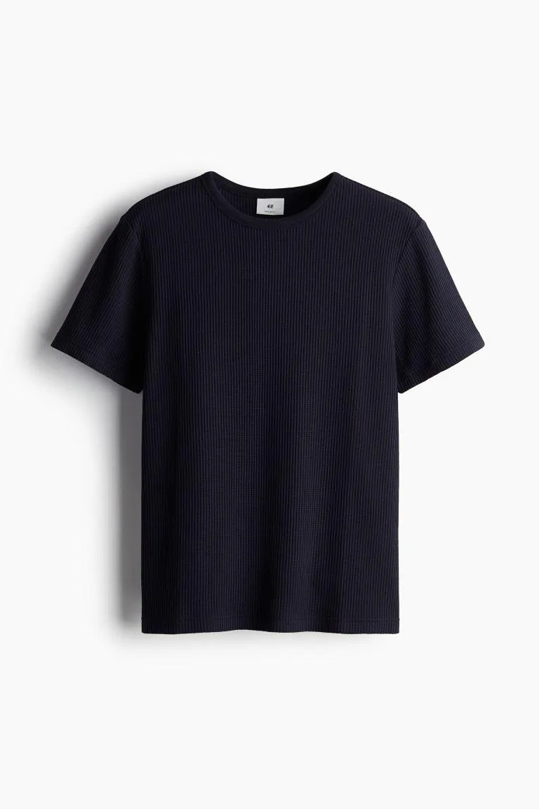 Regular Fit Waffled T-shirt
