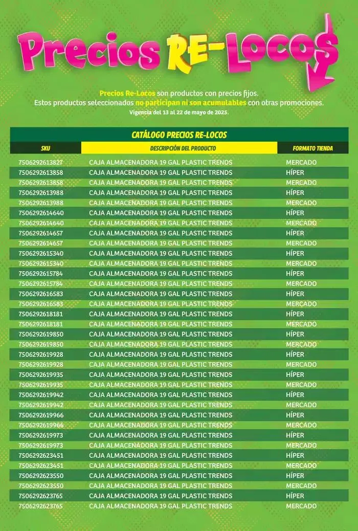 Catálogo de Catálogo Re Locos Híper Nacional 19 de mayo al 22 de mayo 2025 - Pagina 12
