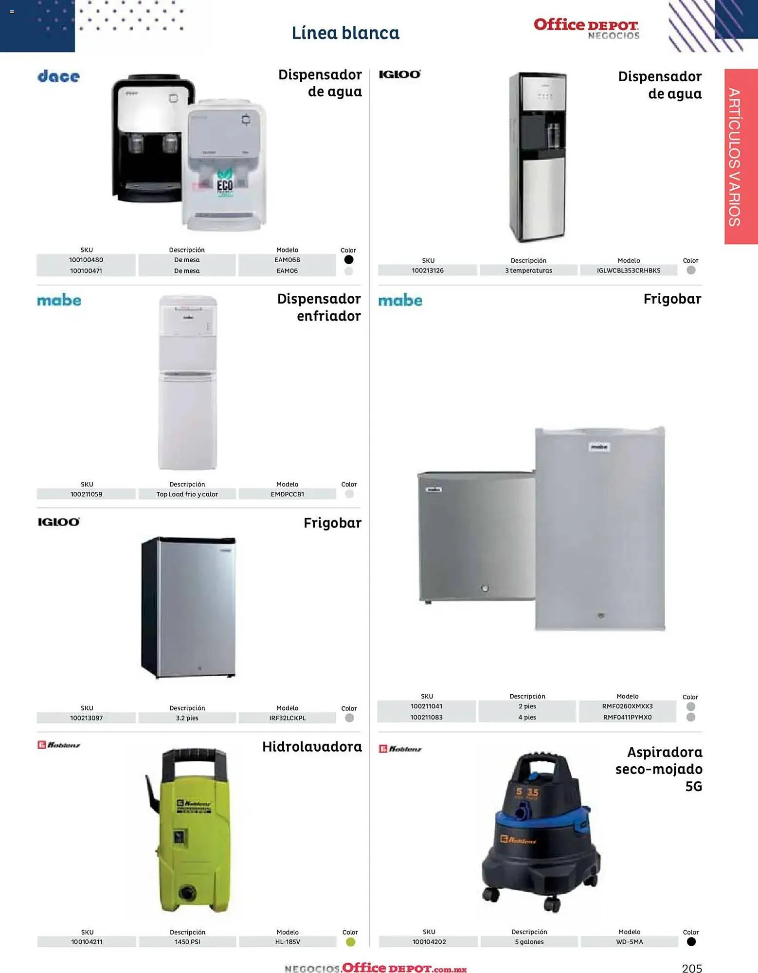 Catálogo de Catálogo Office Depot 12 de enero al 1 de enero 2027 - Pagina 207