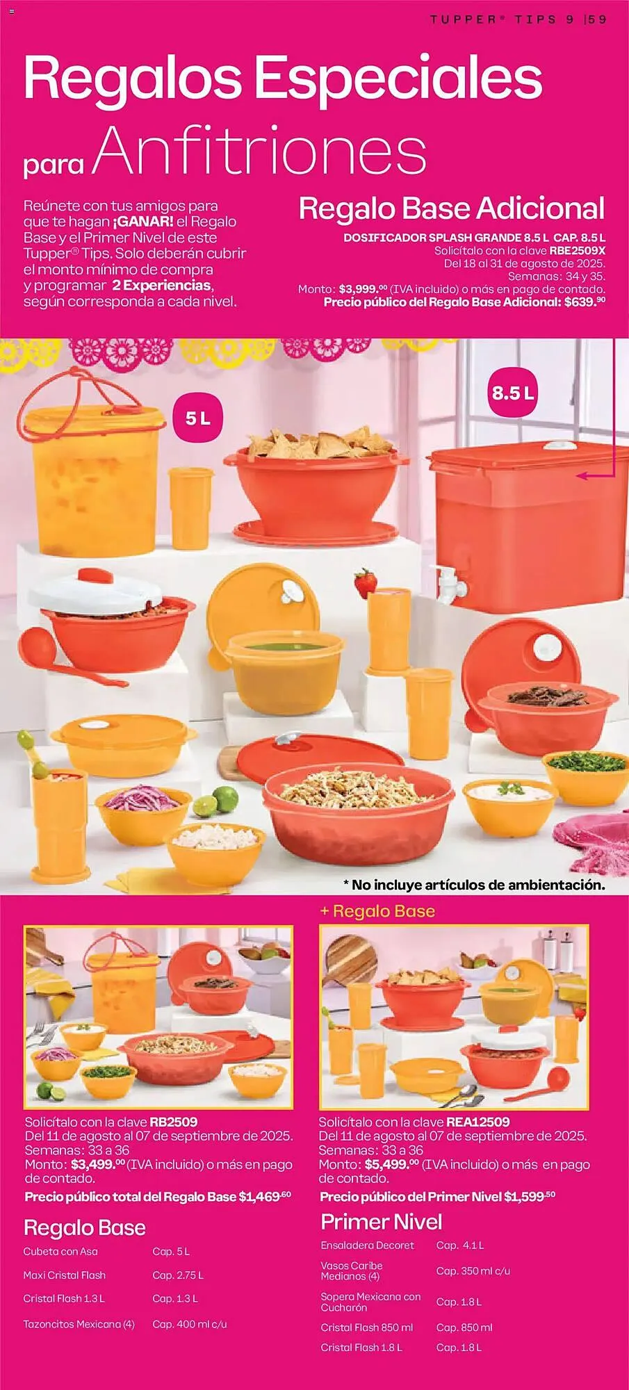 Catálogo de Catálogo Tupperware 11 de agosto al 9 de septiembre 2025 - Pagina 59