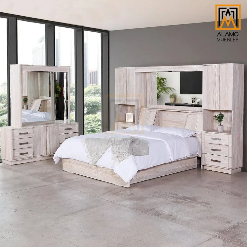 Recámara Forest Mat/Qs Ambrossia 5 Piezas